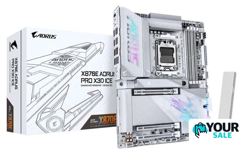 Материнская плата Gigabyte X870E Aorus Pro X3D Ice - Изображение №5 — Интернет-магазин Your Sale