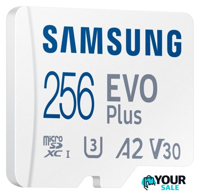 Карта памяти Samsung EVO Plus 2024 microSDXC 256GB (с адаптером) - Изображение №3 — Интернет-магазин Your Sale