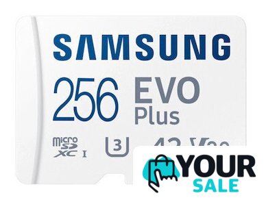 Карта памяти Samsung EVO Plus 2024 microSDXC 256GB (с адаптером) - Изображение №1 — Интернет-магазин Your Sale