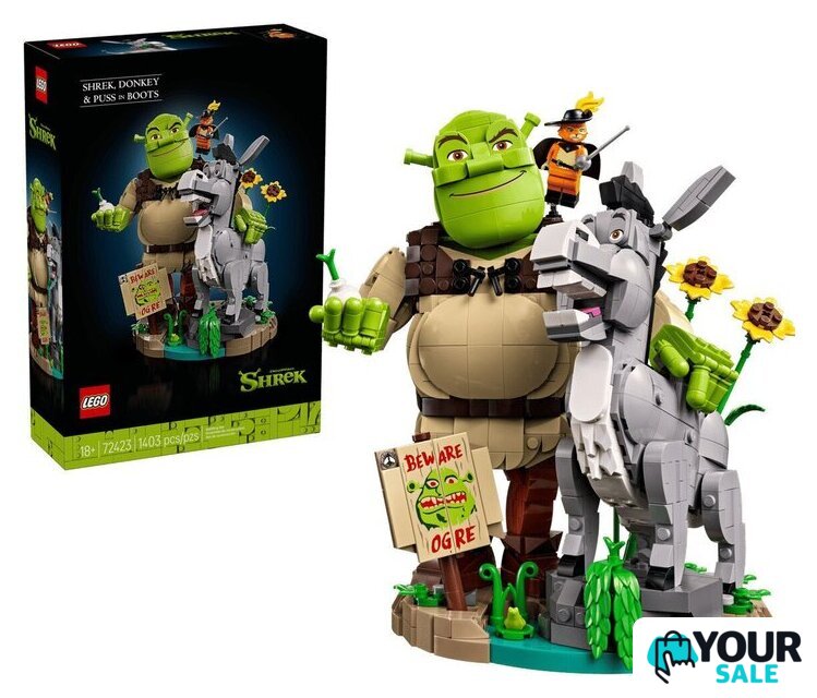 Конструктор LEGO Shrek 72423 Фигурки Шрек, Осел и Кот в сапогах - Изображение №1 — Интернет-магазин Your Sale