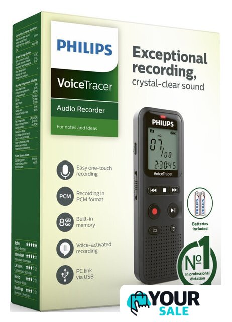 Диктофон Philips VoiceTracer DVT1160 - Изображение №4 — Интернет-магазин Your Sale