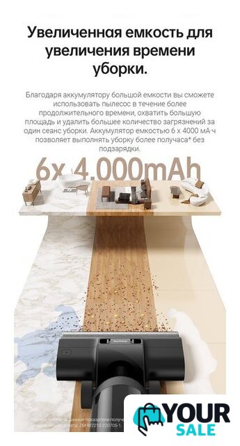 Вертикальный моющий пылесос Dreame H12 Pro (международная версия) - Изображение №37 — Интернет-магазин Your Sale