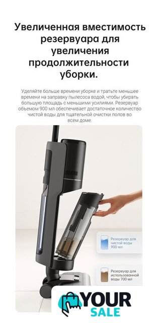 Вертикальный моющий пылесос Dreame H12 Pro (международная версия) - Изображение №32 — Интернет-магазин Your Sale