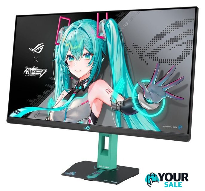 Игровой монитор ASUS ROG Strix XG27ACMEG-G Hatsune Miku Edition - Изображение №3 — Интернет-магазин Your Sale