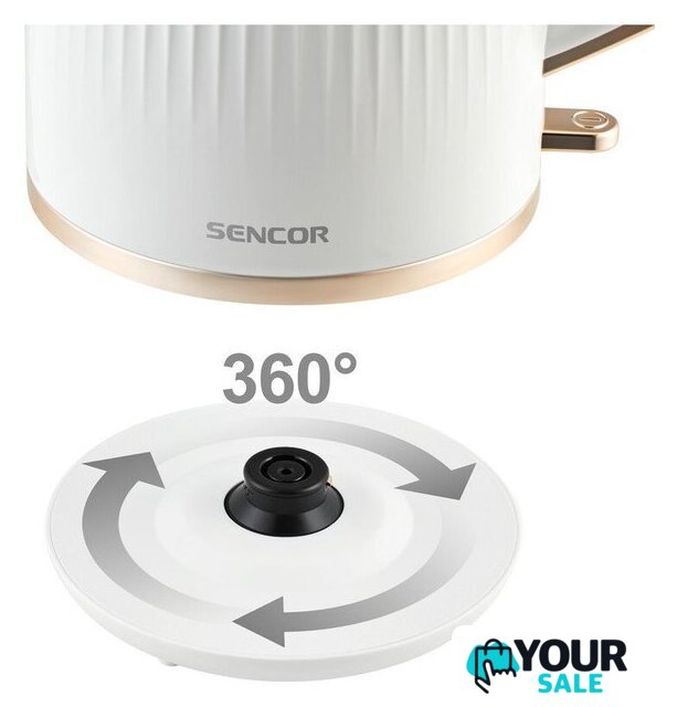Электрический чайник Sencor SWK 7510WH - Изображение №5 — Интернет-магазин Your Sale
