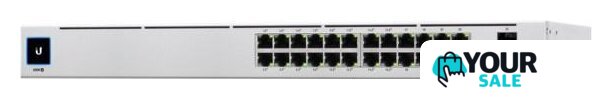 Управляемый коммутатор 2-го уровня Ubiquiti UniFi Switch 24 PoE - Изображение №1 — Интернет-магазин Your Sale