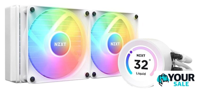 Система жидкостного охлаждения для процессора NZXT Kraken Elite 240 RGB RL-KR24E-W1 - Изображение №1 — Интернет-магазин Your Sale