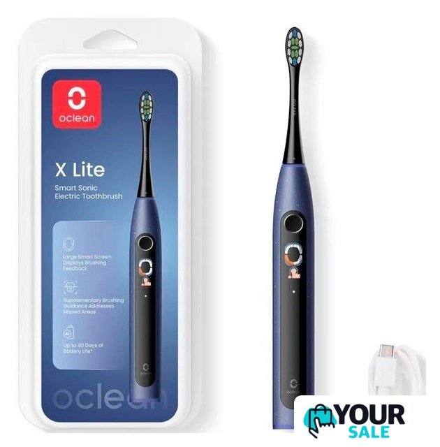 Электрическая зубная щетка Oclean X Lite (темно-синий) - Изображение №1 — Интернет-магазин Your Sale