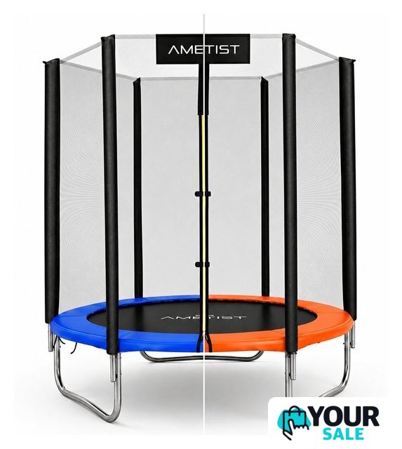Батут AMETIST Outside D183-06FT (синий/оранжевый) - Изображение №1 — Интернет-магазин Your Sale