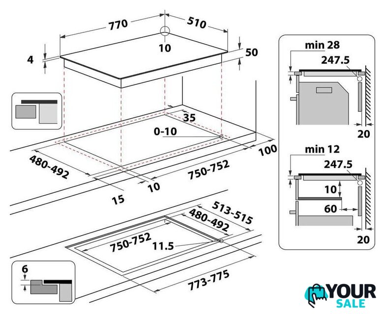 Варочная панель Whirlpool WF S7977 CPNE - Изображение №11 — Интернет-магазин Your Sale