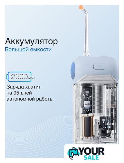 Ирригатор  Usmile C10 (голубой) - Изображение №9 — Интернет-магазин Your Sale