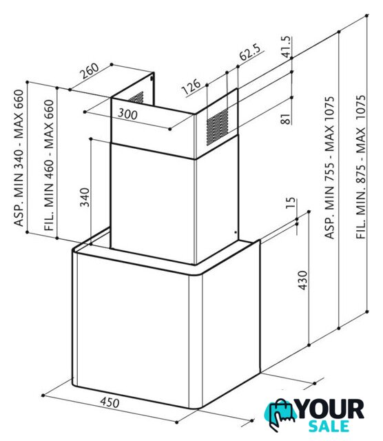 Кухонная вытяжка Faber Lithos EG6 WH Matt LED A45 335.0533.564 - Изображение №3 — Интернет-магазин Your Sale