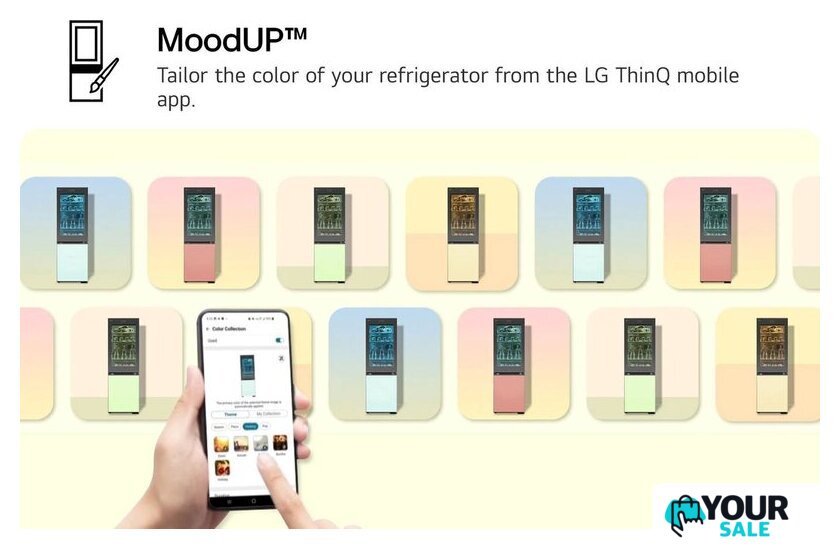 Холодильник LG MoodUP GBG719MDNN - Изображение №11 — Интернет-магазин Your Sale