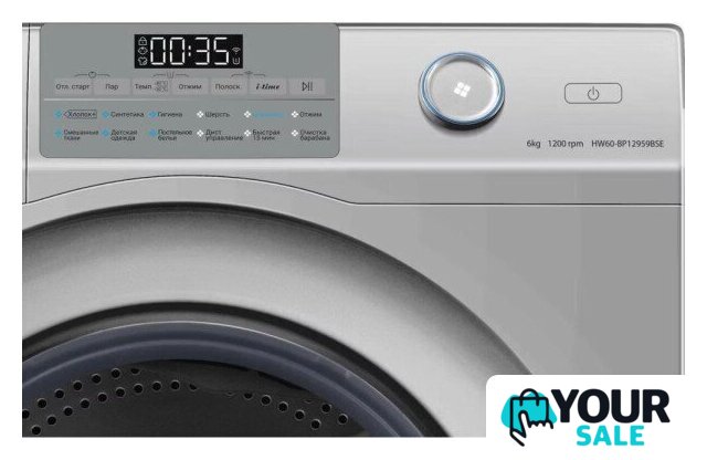 Стиральная машина Haier HW60-BP12959BSE - Изображение №5 — Интернет-магазин Your Sale