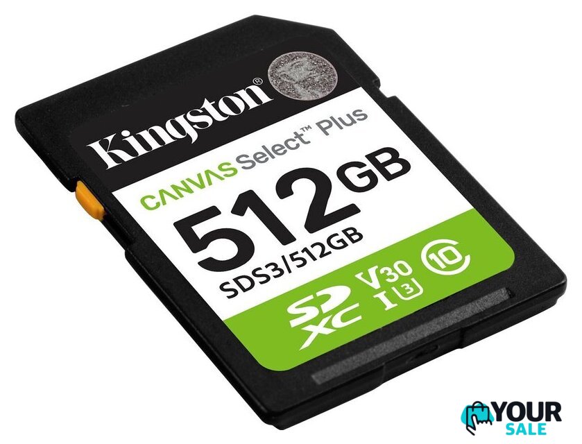 Карта памяти Kingston Canvas Select Plus SDXC 512GB SDS3/512GB - Изображение №2 — Интернет-магазин Your Sale