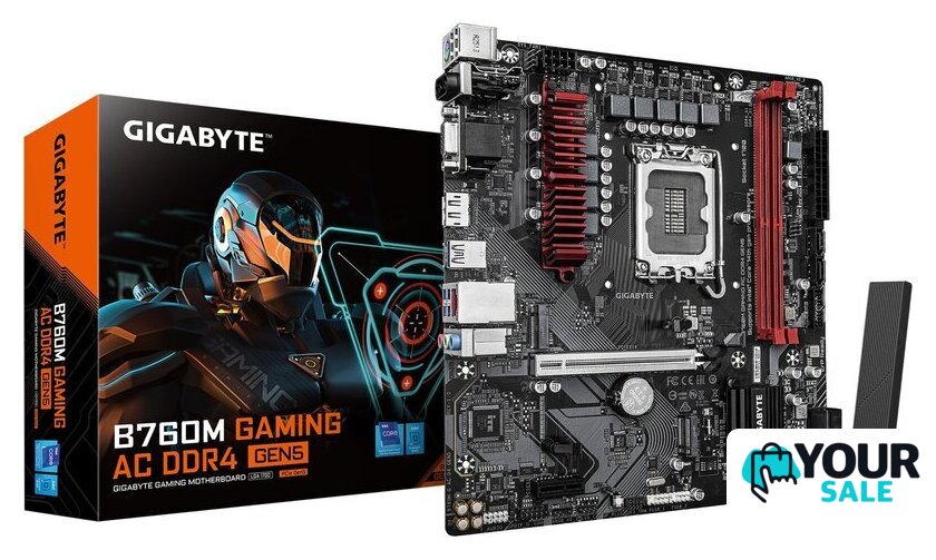 Материнская плата Gigabyte B760M Gaming AC DDR4 GEN5 - Изображение №4 — Интернет-магазин Your Sale