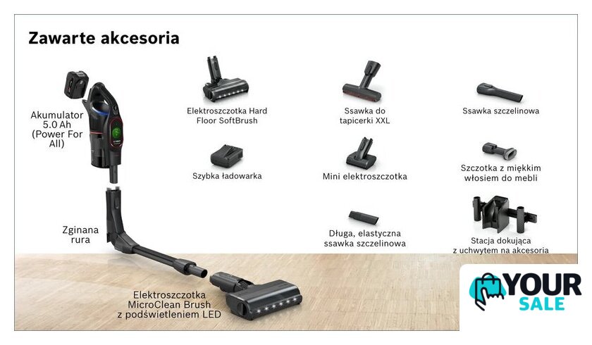 Пылесос Bosch Unlimited 10 BCS1051POW - Изображение №22 — Интернет-магазин Your Sale