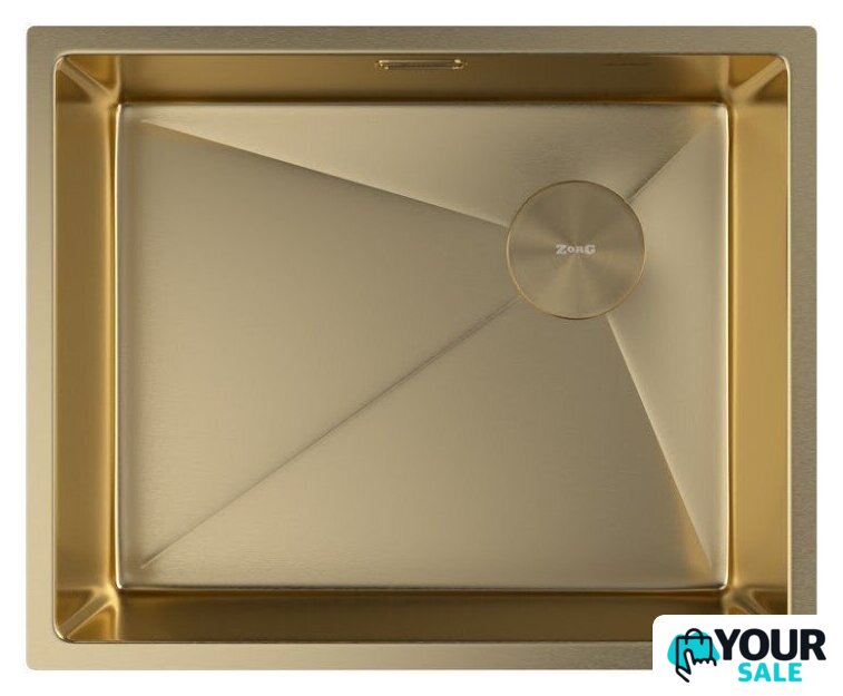Кухонная мойка ZorG Zerox 54 U / IF Side SF PVD Gold - Изображение №3 — Интернет-магазин Your Sale