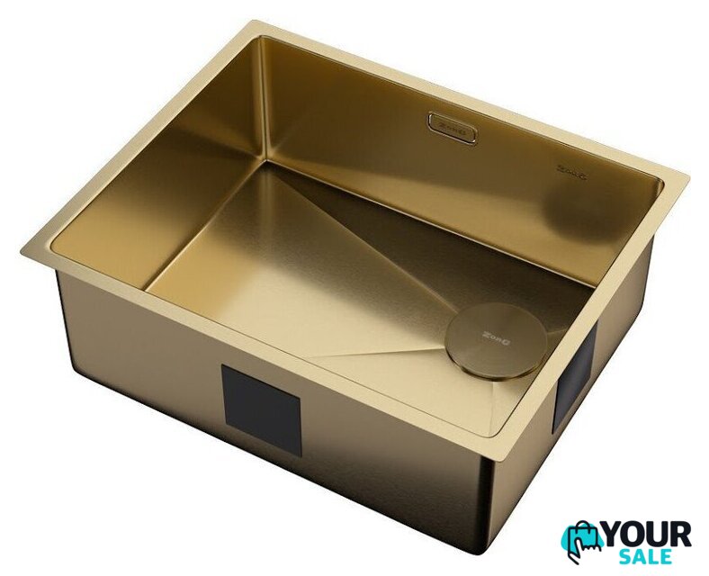 Кухонная мойка ZorG Zerox 54 U / IF Side SF PVD Gold - Изображение №2 — Интернет-магазин Your Sale