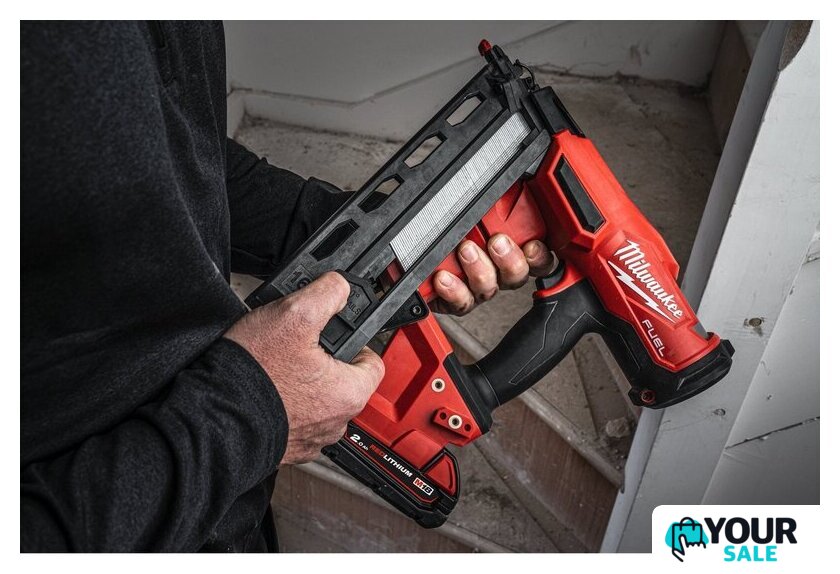 Гвоздезабиватель Milwaukee M18 FN16GA-0X Fuel 4933478094 (без АКБ, кейс) - Изображение №6 — Интернет-магазин Your Sale