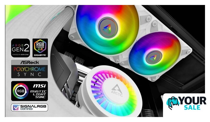 Система жидкостного охлаждения для процессора Arctic Liquid Freezer III 240 A-RGB White ACFRE00150A - Изображение №8 — Интернет-магазин Your Sale