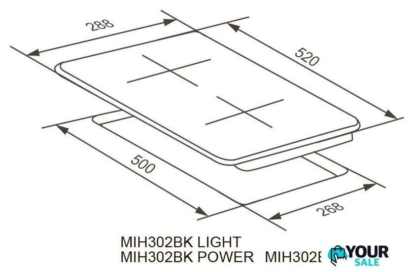 Варочная панель Meferi MIH302BK Power - Изображение №10 — Интернет-магазин Your Sale
