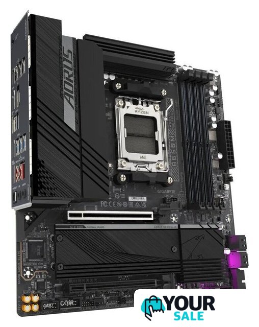 Материнская плата Gigabyte B650M Aorus Elite (rev. 1.3) - Изображение №3 — Интернет-магазин Your Sale