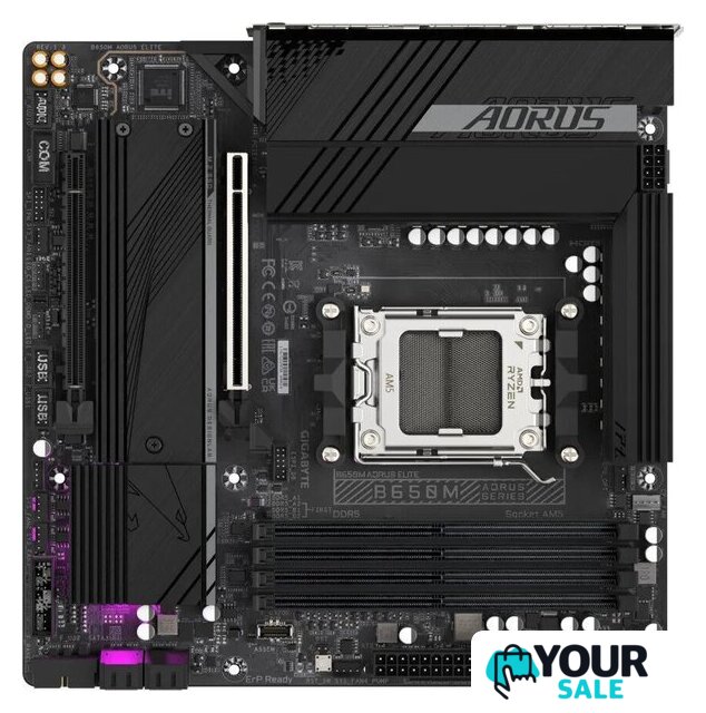 Материнская плата Gigabyte B650M Aorus Elite (rev. 1.3) - Изображение №5 — Интернет-магазин Your Sale