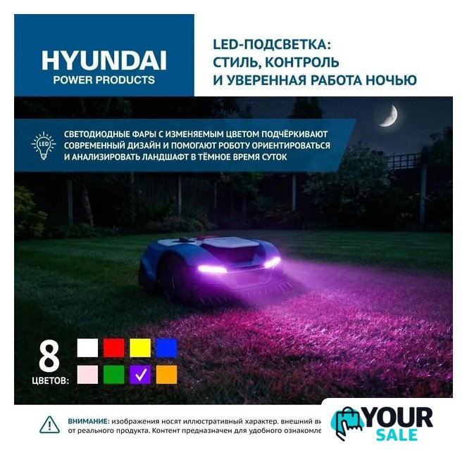 Газонокосилка-робот Hyundai L-Cortex-7 - Изображение №18 — Интернет-магазин Your Sale