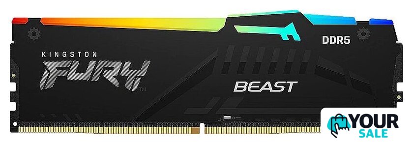 Оперативная память Kingston FURY Beast RGB 32ГБ DDR5 6000 МГц KF560C36BBE2A-32 - Изображение №1 — Интернет-магазин Your Sale