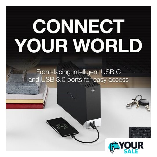 Внешний накопитель Seagate One Touch Desktop Hub STLC12000402 12TB - Изображение №3 — Интернет-магазин Your Sale