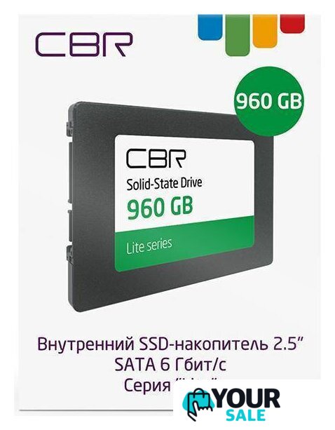 SSD CBR Lite 960GB SSD-960GB-2.5-LT22 - Изображение №3 — Интернет-магазин Your Sale