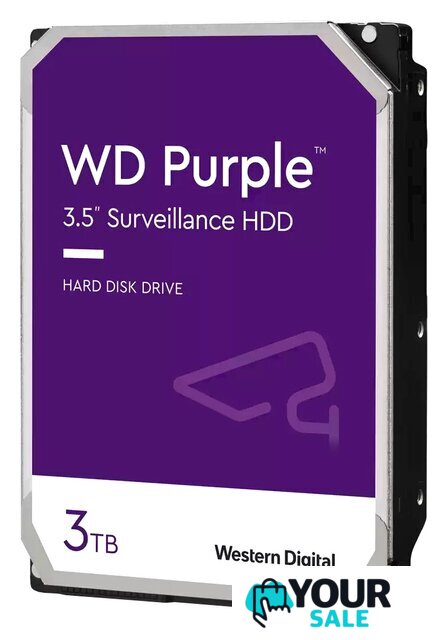 Жесткий диск WD Purple 3TB WD33PURZ - Изображение №1 — Интернет-магазин Your Sale