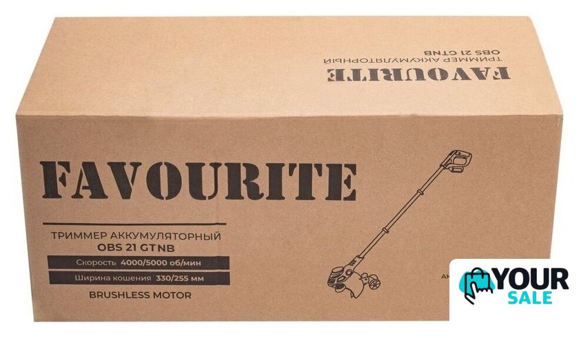 Триммер Favourite OBS 21 GTNB 152144800 (с 1-им АКБ) - Изображение №17 — Интернет-магазин Your Sale