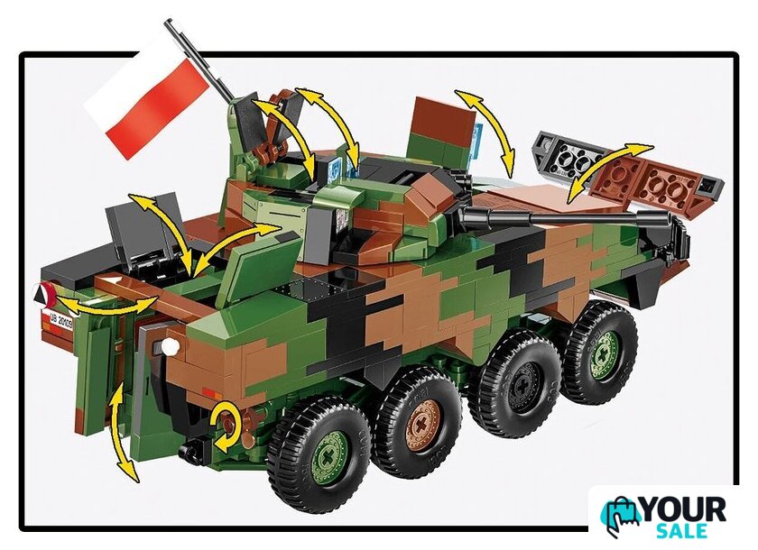 Конструктор Cobi Armed Forces KTO Rosomak - Изображение №7 — Интернет-магазин Your Sale