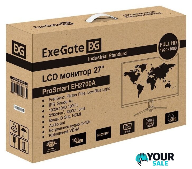 Монитор ExeGate ProSmart EH2700A EX300421RUS - Изображение №9 — Интернет-магазин Your Sale