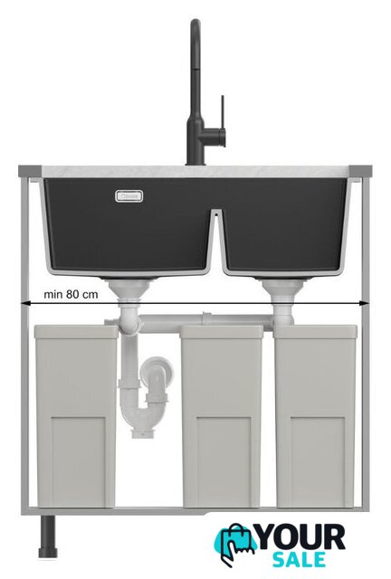 Кухонная мойка Quadron HQL7645U4_BS_U - Изображение №4 — Интернет-магазин Your Sale
