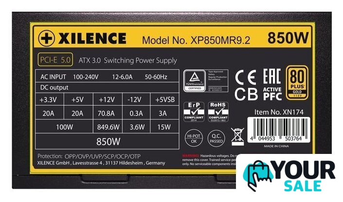 Блок питания Xilence Performance X+ XP850MR9.2 850W - Изображение №3 — Интернет-магазин Your Sale
