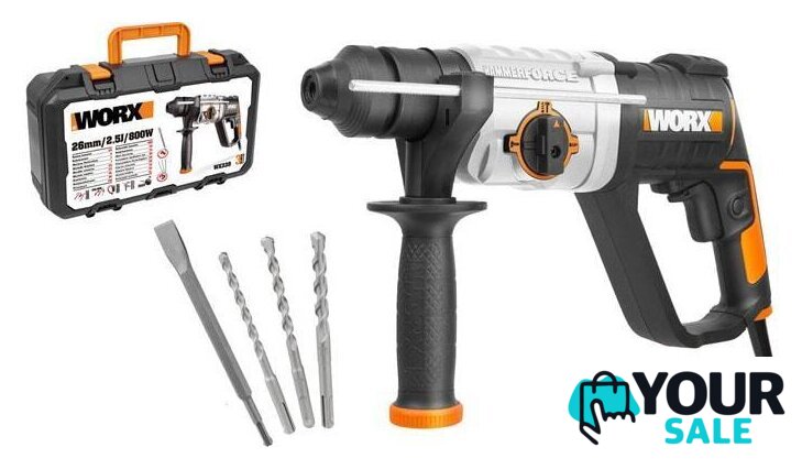Перфоратор Worx WX339 - Изображение №3 — Интернет-магазин Your Sale