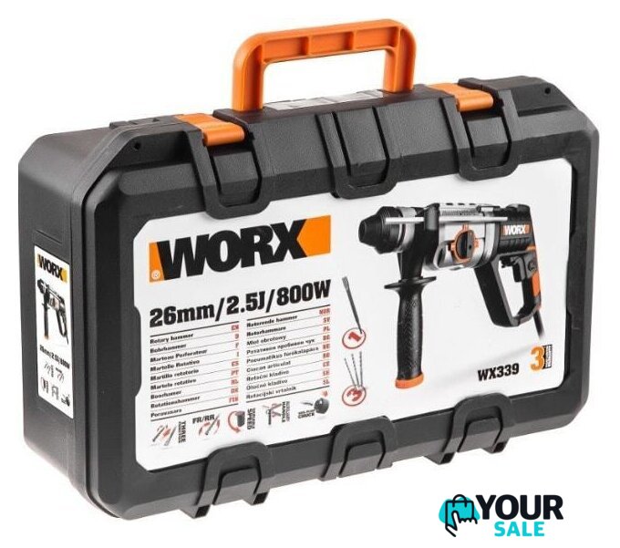 Перфоратор Worx WX339 - Изображение №10 — Интернет-магазин Your Sale