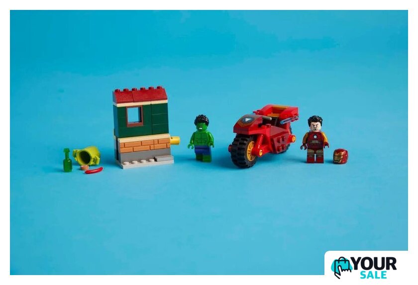 Конструктор LEGO Super Heroes Железный человек на мотоцикле и Халк 76287 - Изображение №10 — Интернет-магазин Your Sale