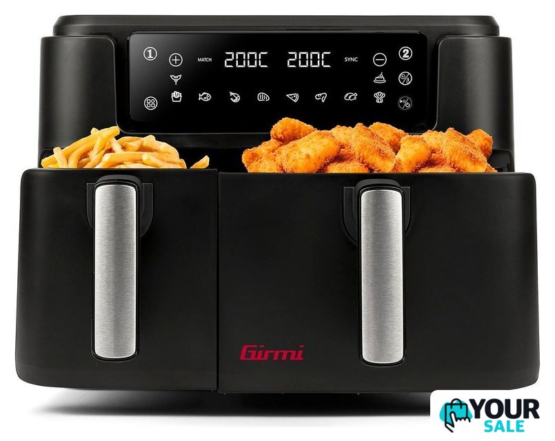 Аэрогриль (аэрофритюрница) Girmi Double Air Fryer FG26 - Изображение №8 — Интернет-магазин Your Sale