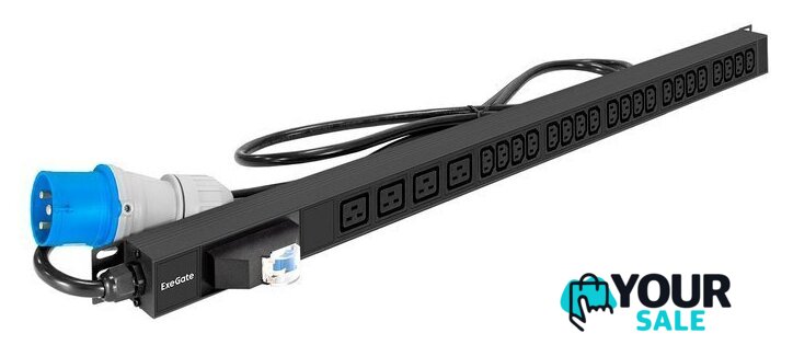 Блок розеток ExeGate ServerPro PDU-V420 Al-20C134C19-IEC309-32A-1P - Изображение №1 — Интернет-магазин Your Sale