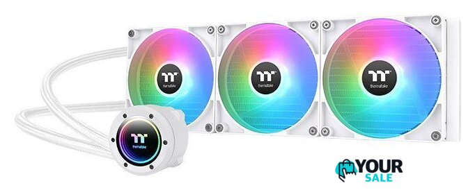 Система жидкостного охлаждения для процессора Thermaltake TH420 V2 ARGB Snow Edition CL-W378-PL14SW-A - Изображение №1 — Интернет-магазин Your Sale