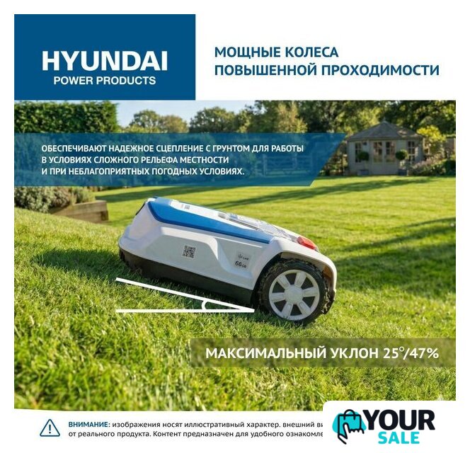 Газонокосилка-робот Hyundai L-Cortex-5 - Изображение №13 — Интернет-магазин Your Sale