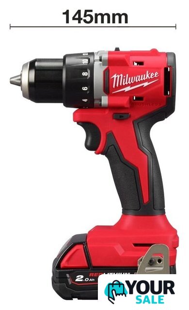 Дрель-шуруповерт Milwaukee M18 M18BLDDRC-202C 4933492833 (с 2-мя АКБ 2 Ач, кейс) - Изображение №4 — Интернет-магазин Your Sale