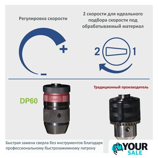 Сверлильный станок Scheppach DP60 - Изображение №6 — Интернет-магазин Your Sale