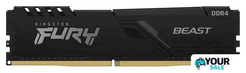 Оперативная память Kingston FURY Beast 4GB DDR4 PC4-25600 KF432C16BB/4 - Изображение №2 — Интернет-магазин Your Sale