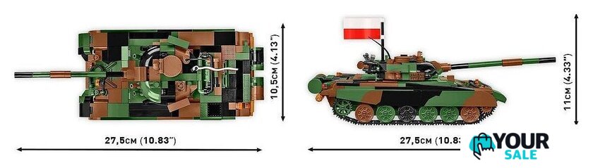 Конструктор Cobi Armed Forces T-72 M1R - Изображение №9 — Интернет-магазин Your Sale