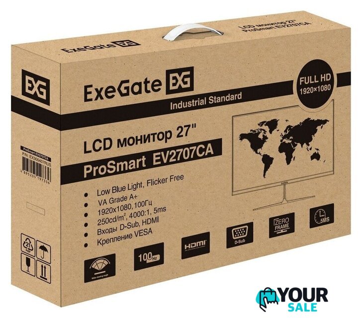 Монитор ExeGate ProSmart EV2707CA EX300407RUS - Изображение №9 — Интернет-магазин Your Sale